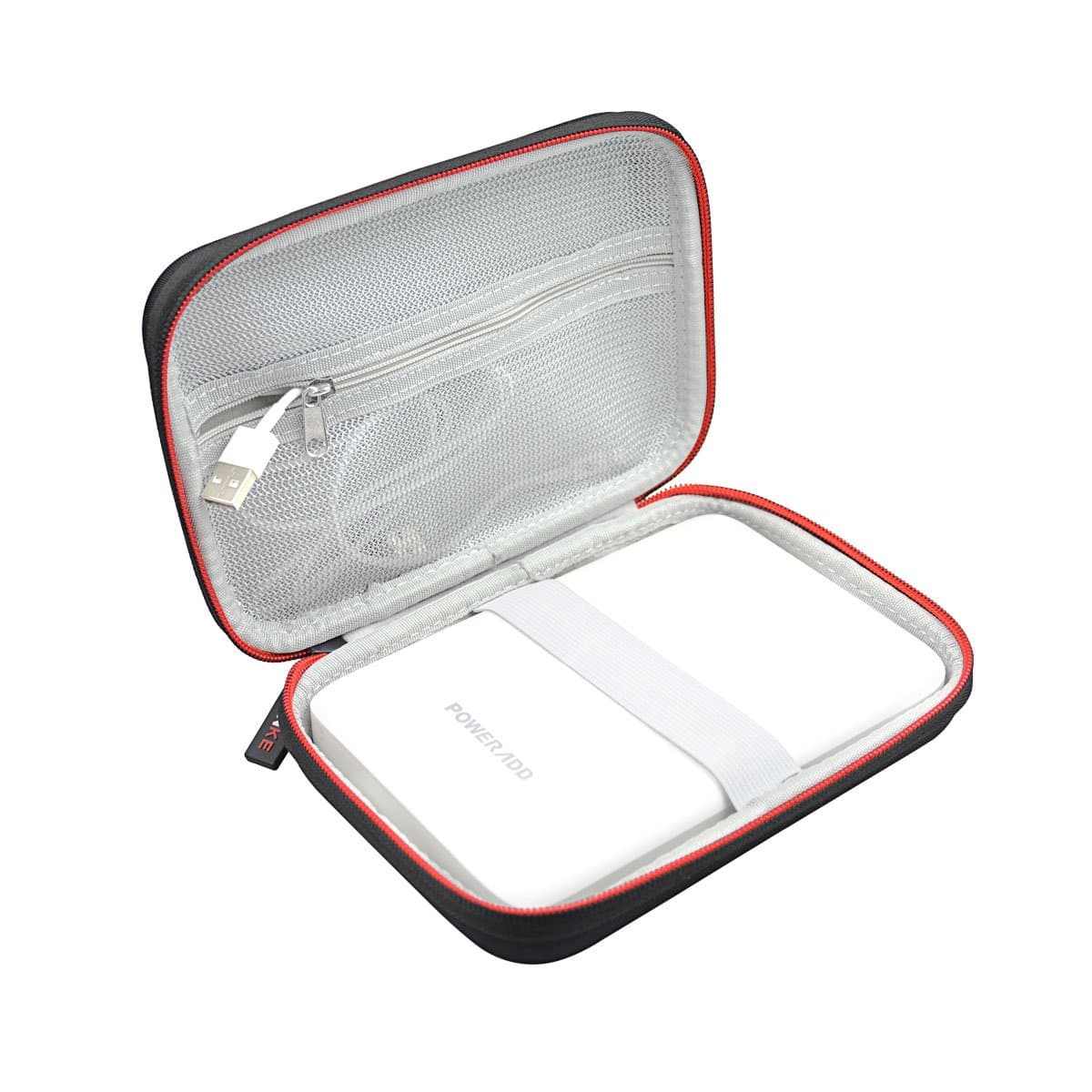 AONKE Hard Travel Case Bag for Poweradd Pilot Pro 3 30000mAh 3-Port USB Output Portable Charger External Battery Pack Power Bank by