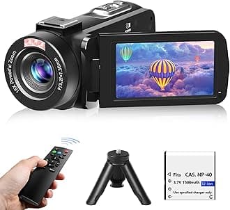 Video Camera, Full HD 1080P 30MP Camcorder, Vlogging Camera for YouTube with Infrared Night Vision, 18X Digital Zoom 3 Inch LCD Screen, Digital Camera, Video Recorder