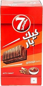7 Days Cake Bar With Cocoa Filling 12 x 25g