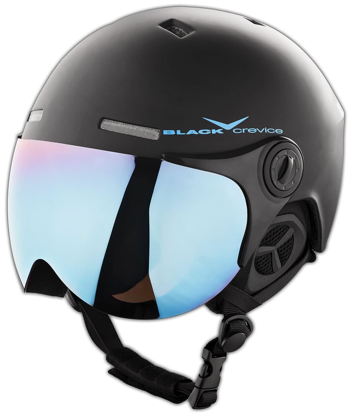 Black Crevice Ski Helmet