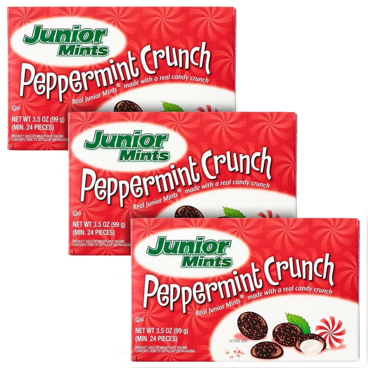 PEPPERMINT CRUNCH 3.5OZ by JUNIOR MINTS MfrPartNo 53965