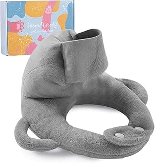 Baby Bottle Support Pillow for Feeding Comfort and Positioning – Soft Cushion for Parent-Held Bottle Time and Travel Use （Grey）