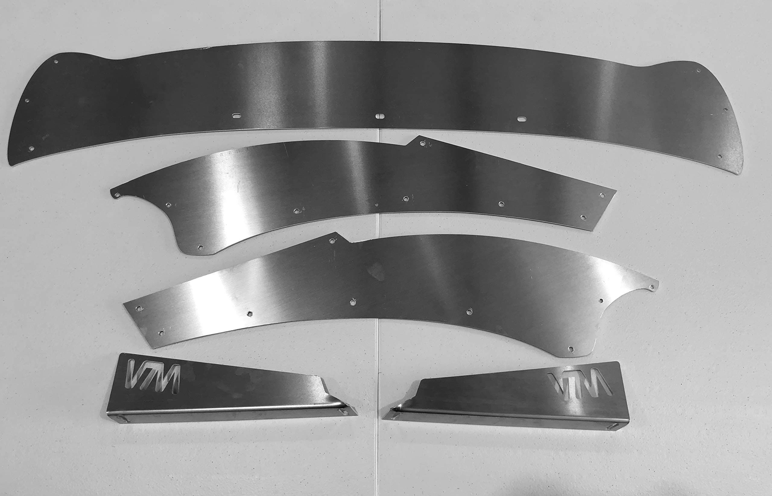 Front Bumper Aluminum Splitter V1 Compatible with Ford Focus ST MK3