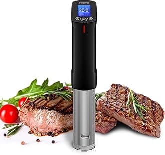ISV-100W Sous Vide Machine WiFi Precision Slow Cooker 1000W Power Precise Temperature Control Immersion Circulator Perfect for Home Chefs Low-Temperature Water Bath Cooking