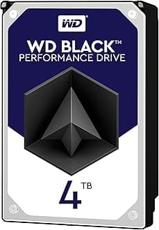 4TB WD Black Performance Internal Hard Drive HDD - 7200 RPM, SATA 6 Gb/s, 256 MB Cache, 3.5" - WD4005FZBX