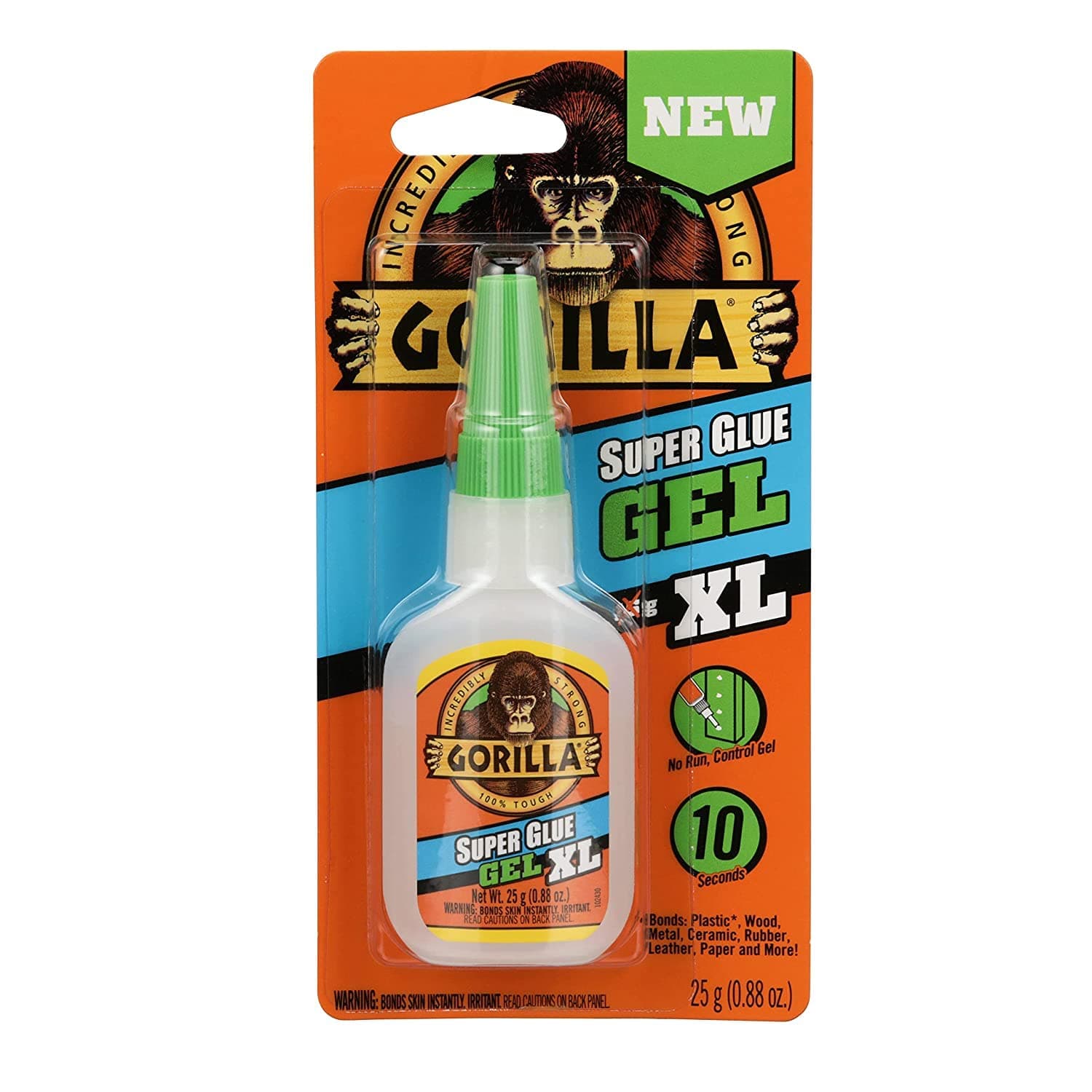 102433 XL Super Glue Gel, 1-Pack, Clear