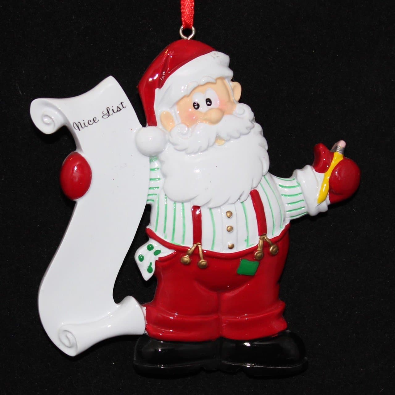 Personilized Christmas Ornament Santa List