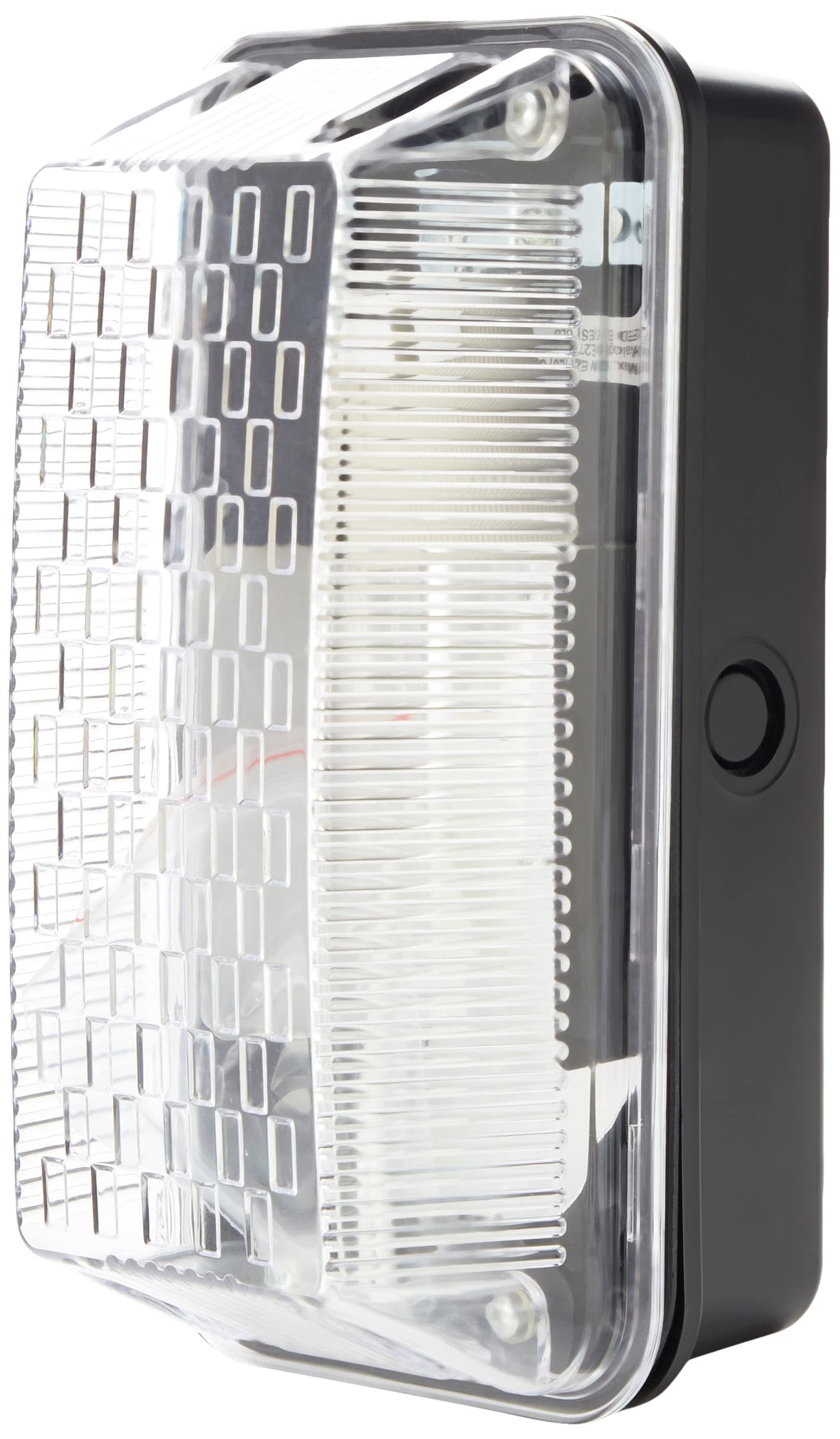 Powermaster S6354 Rectangular Bulkhead Light, 100 W, Black