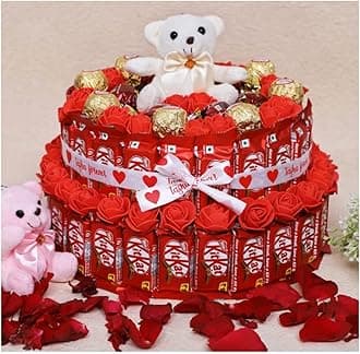 Tasha Forever | Gift Hamper For Birthday, Anniversary, Valentine's day | 46 Chocolates, 14 Mini Chocolates with love card |