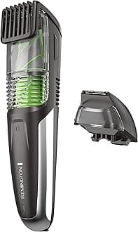 MB6850 Vacuum Stubble and Beard Trimmer, Lithium Power and Adjustable Length Comb w/ 11 Length Settings (2-18mm)