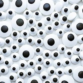 SE Si&Moos Jumbo Candy Eyes for Decorating Large Edible Eyes Small Candy Eyeballs Halloween Sugar Eyes Christmas Cookie Decorations Eyeball Sprinkles for Cake Decorations, Baking, Ice Cream, Cookies, Cupcake Toppers 3 OZ