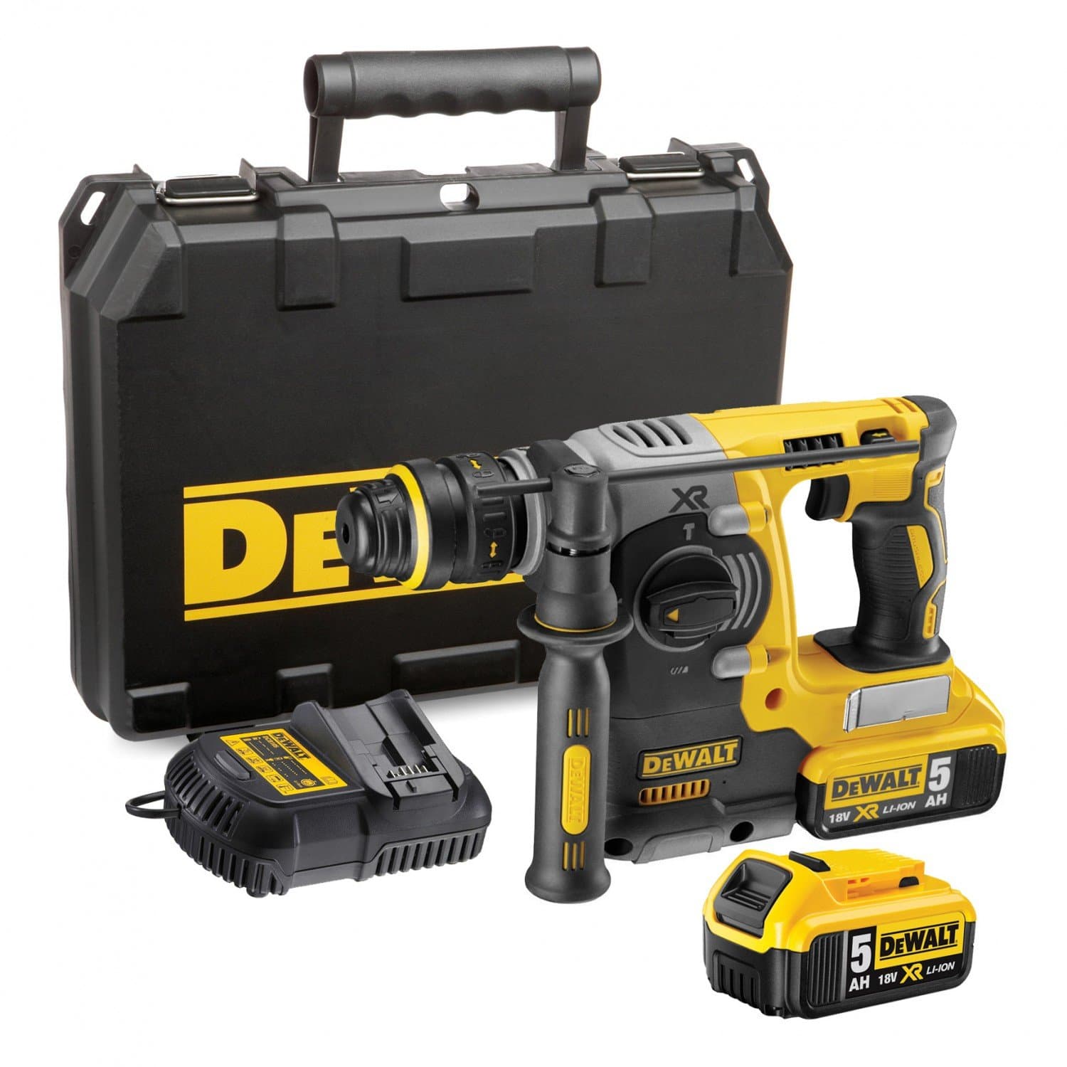 Dewalt 18V Li-Ion Brushless Sds Plus Compact Hammer , Yellow/Black, Dch273P2-Gb, 3 Year Warrnty