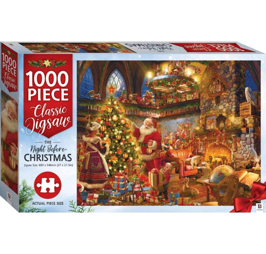 The Night Before Christmas 1000-Piece Classic Jigsaw Puzzle