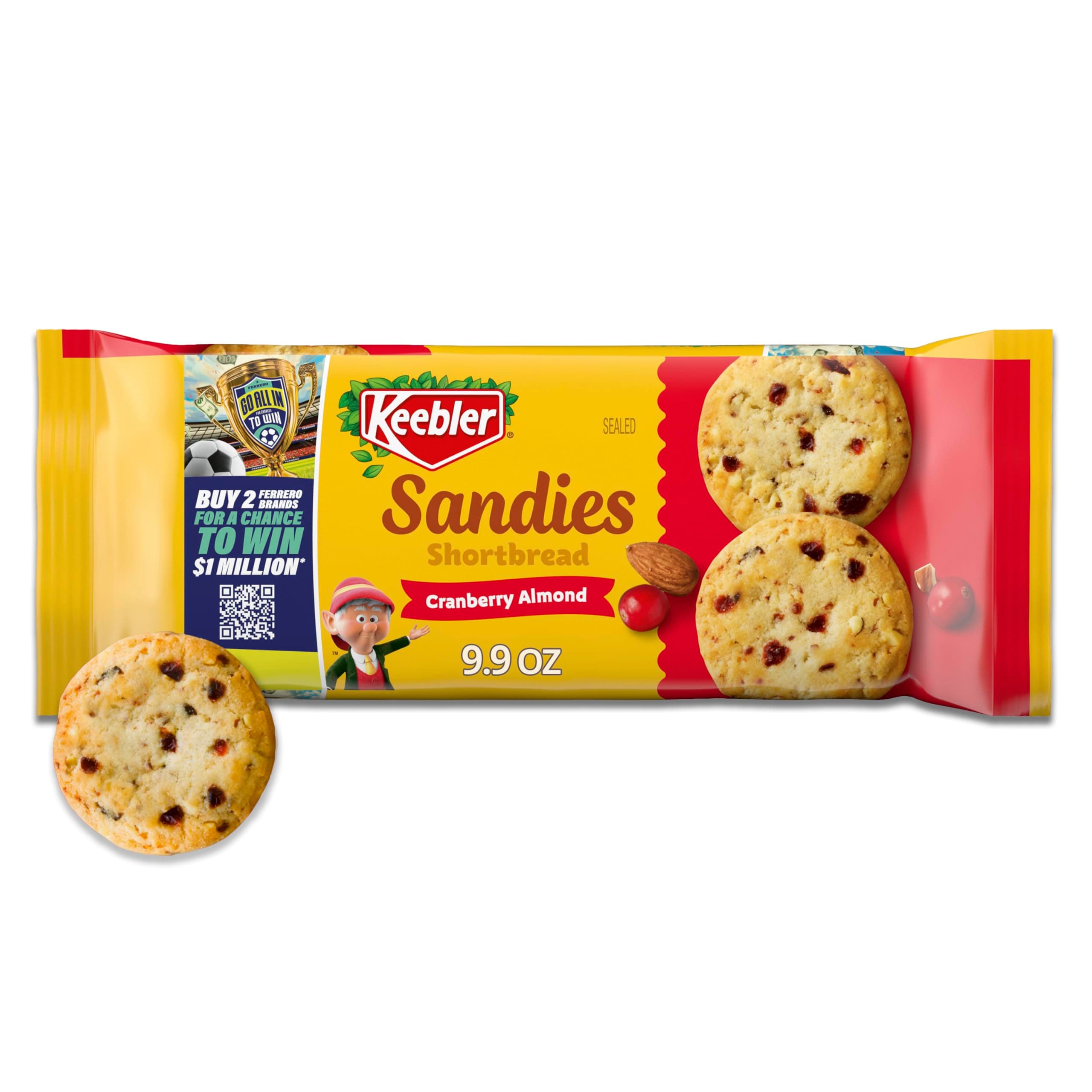 Sandies Shortbread, Cranberry Almond, 9.9oz