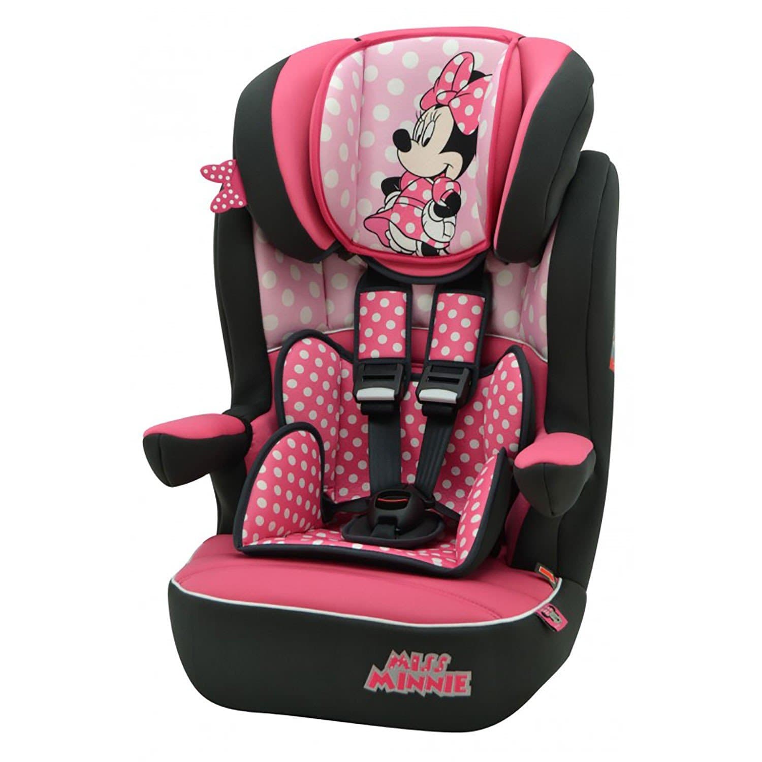 Nania i-Max Group 1/2/3 High Back Booster Car Seat, Disney Minnie