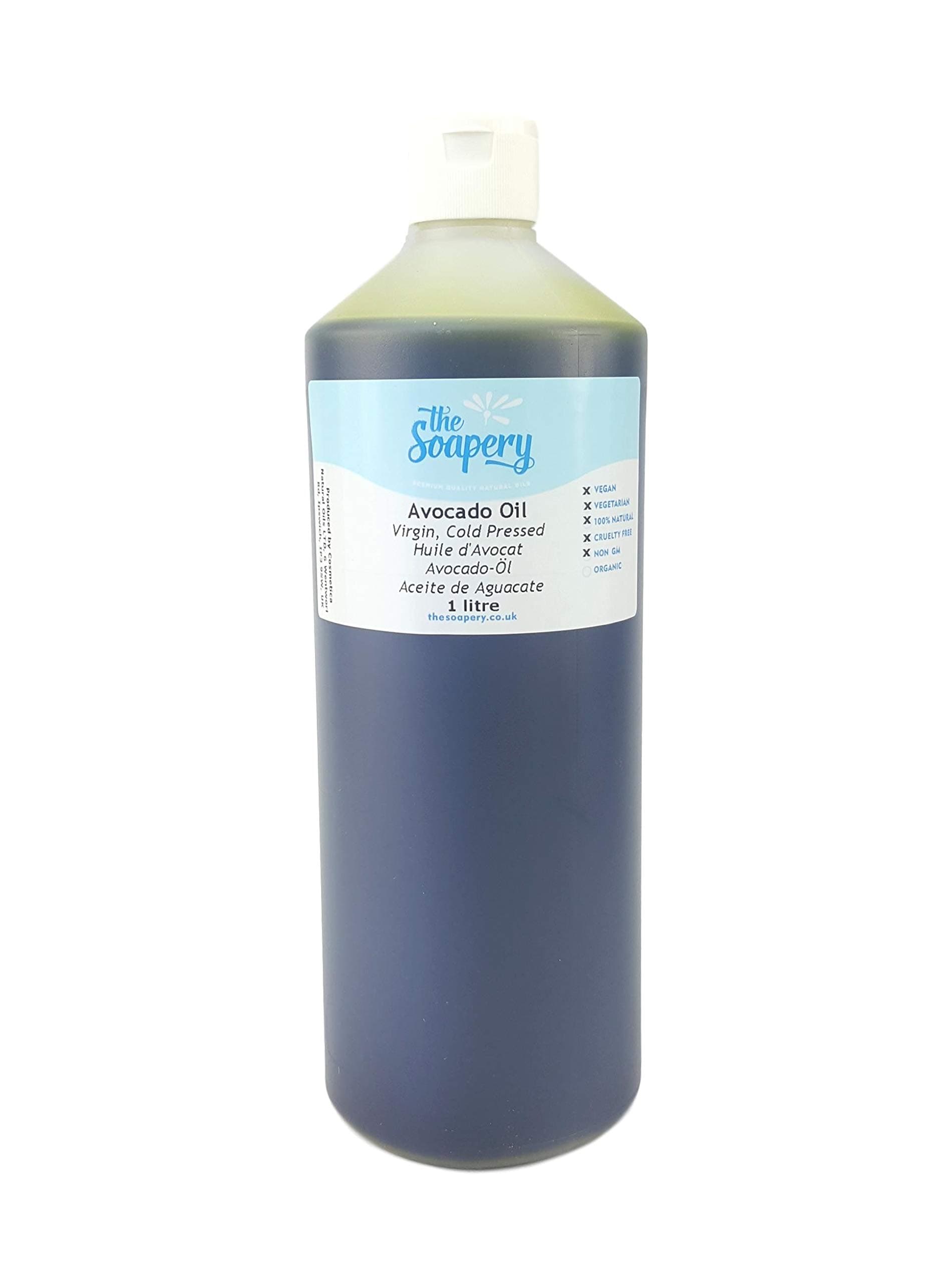 Avocado Oil - Virgin - 1 Litre - Cold Pressed 100% Pure