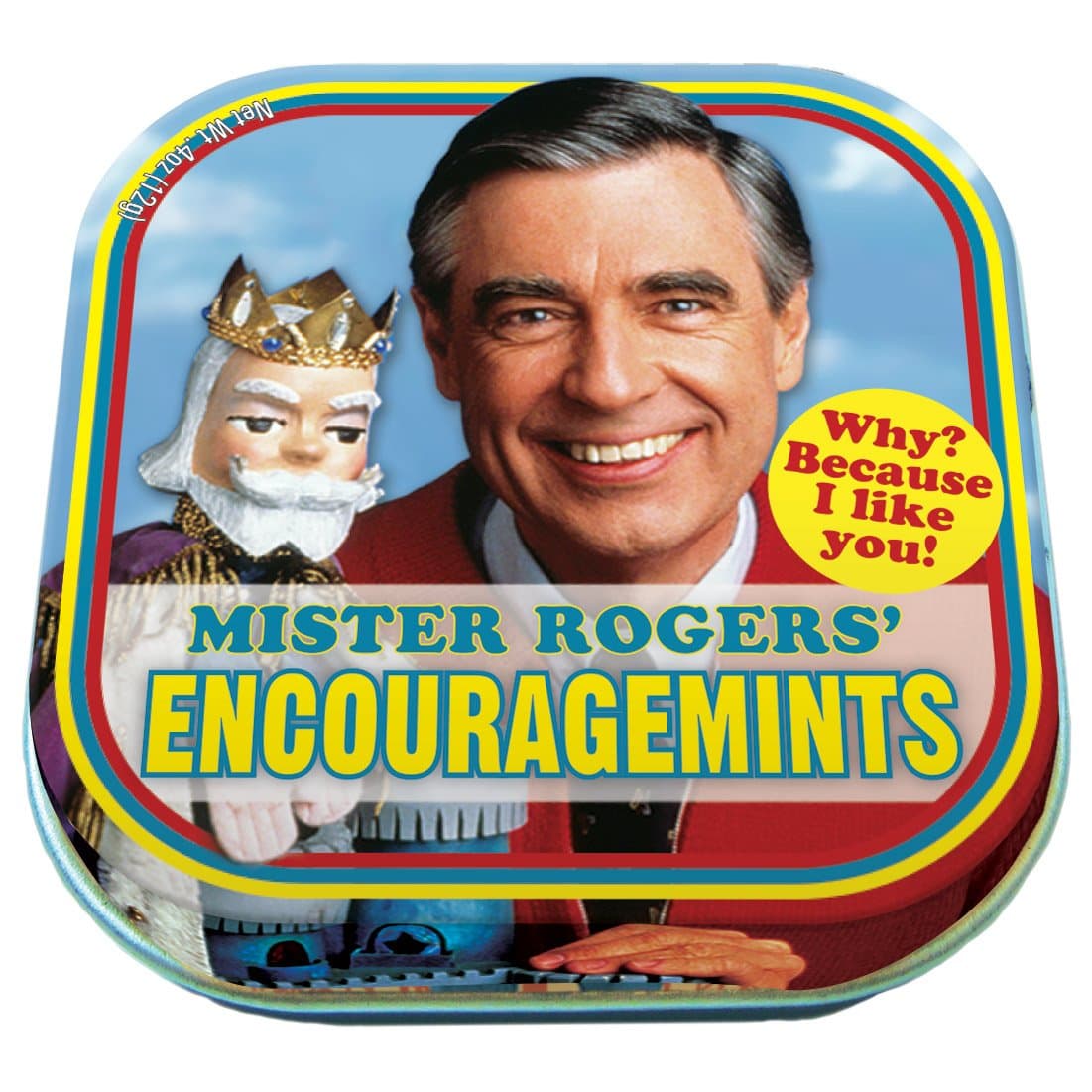 Mister Rogers EncourageMints Mints - 1 Small Tin 1.75 x 1.75