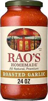 Tomato Sauce | Roasted Garlic | 24 oz | Versatile Pasta Sauce | Carb Conscious, Keto Friendly | All Natural, Premium Quality | Made with Sweet Italian Tomatoes and Caramelized Garlic