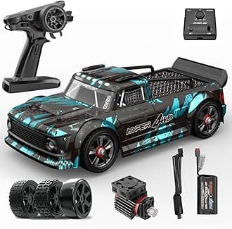 MJX Hyper 14301 Brushless RC Car, 1:14 4WD Drift/Rally Truck, 55 km/h High Speed RC Car for Adults, CNC Chassis & Oil Shocks, Brushless RC for Adults, 3S Compatible Electronics, 4x4 Off Road Gift