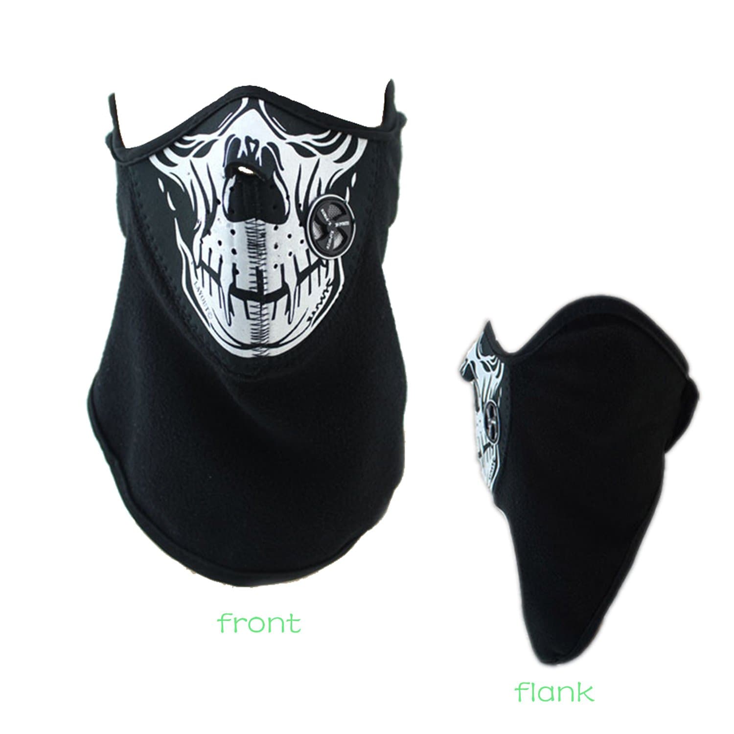 Skeleton masks Dust-Anti Pollution motorcycle biker Half Face Mask Sports Outdoor masks Filter Air Pollutant for men kids women
