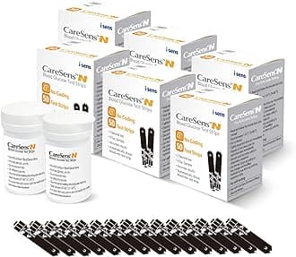 N Blood Glucose Test Strips (300 ct) - Only for CareSens N Family Meter Kits