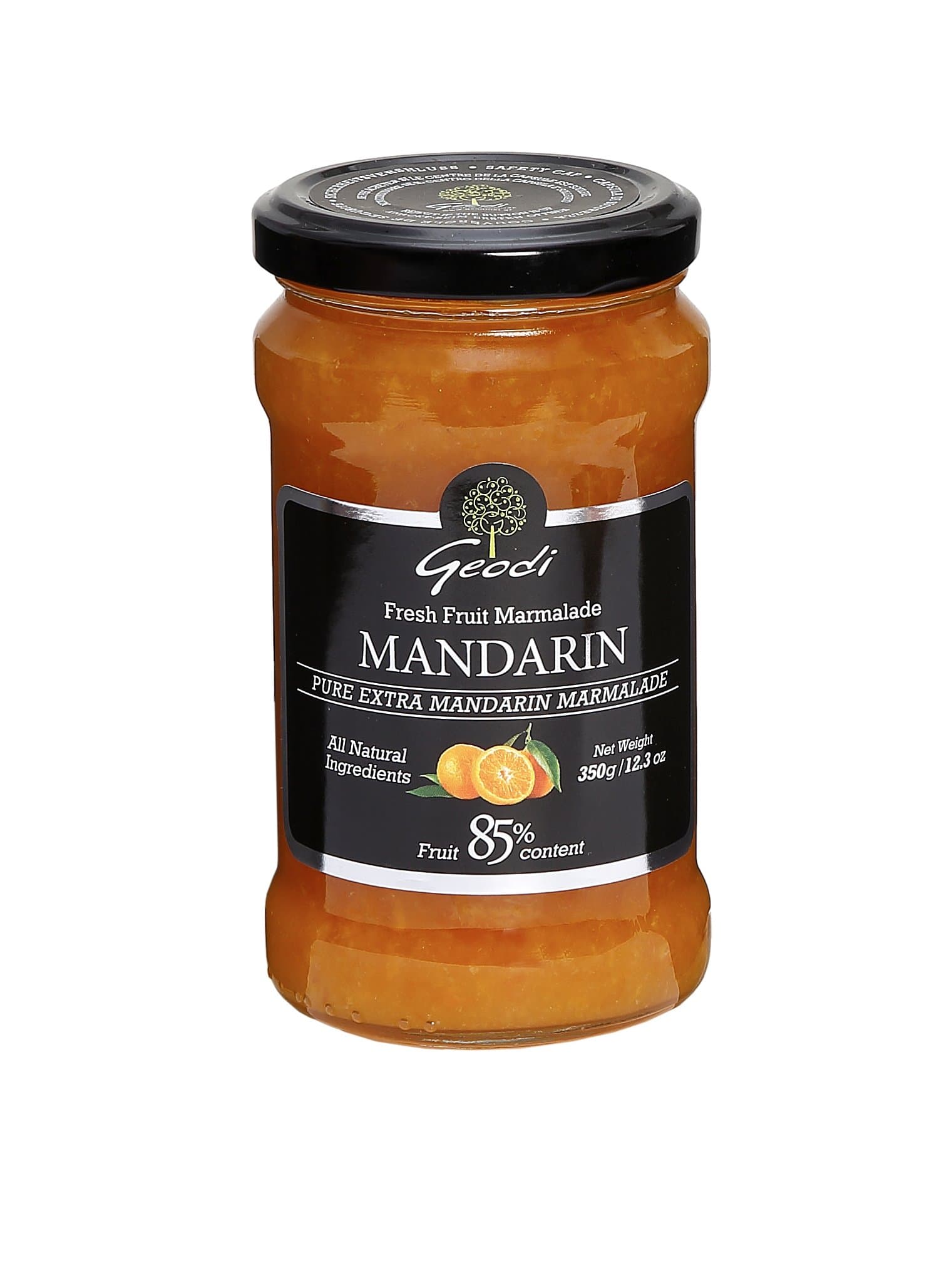 Pure Extra 85% Fruit Mandarin Marmalade, 350 g (Pack of 2)