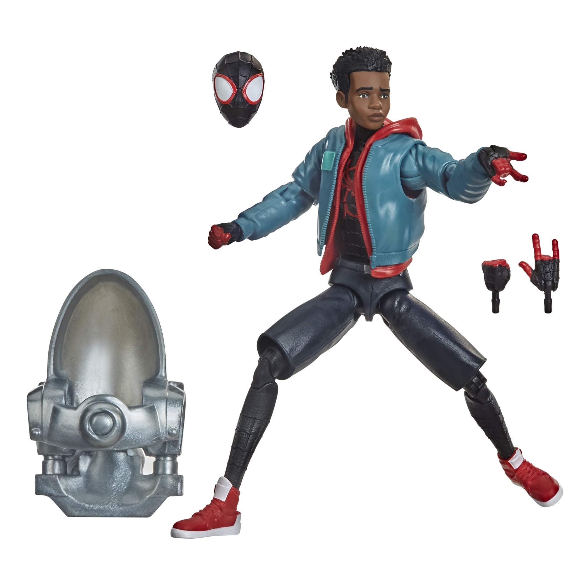 Hasbro Marvel Legends Series Spider-Man: Into The Spider-Verse Miles Morales 6-inch Collectible Action Figure Toy