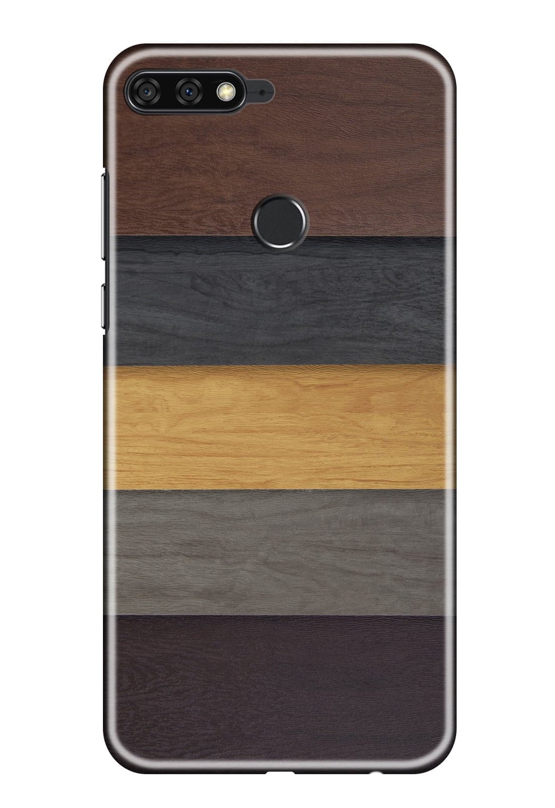 Hupshy Printed Back Cover for Honor 7C - Multicolor