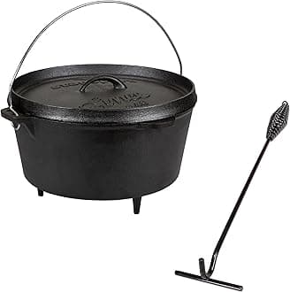 Stansport Pre-Seasoned Cast Iron Dutch Oven