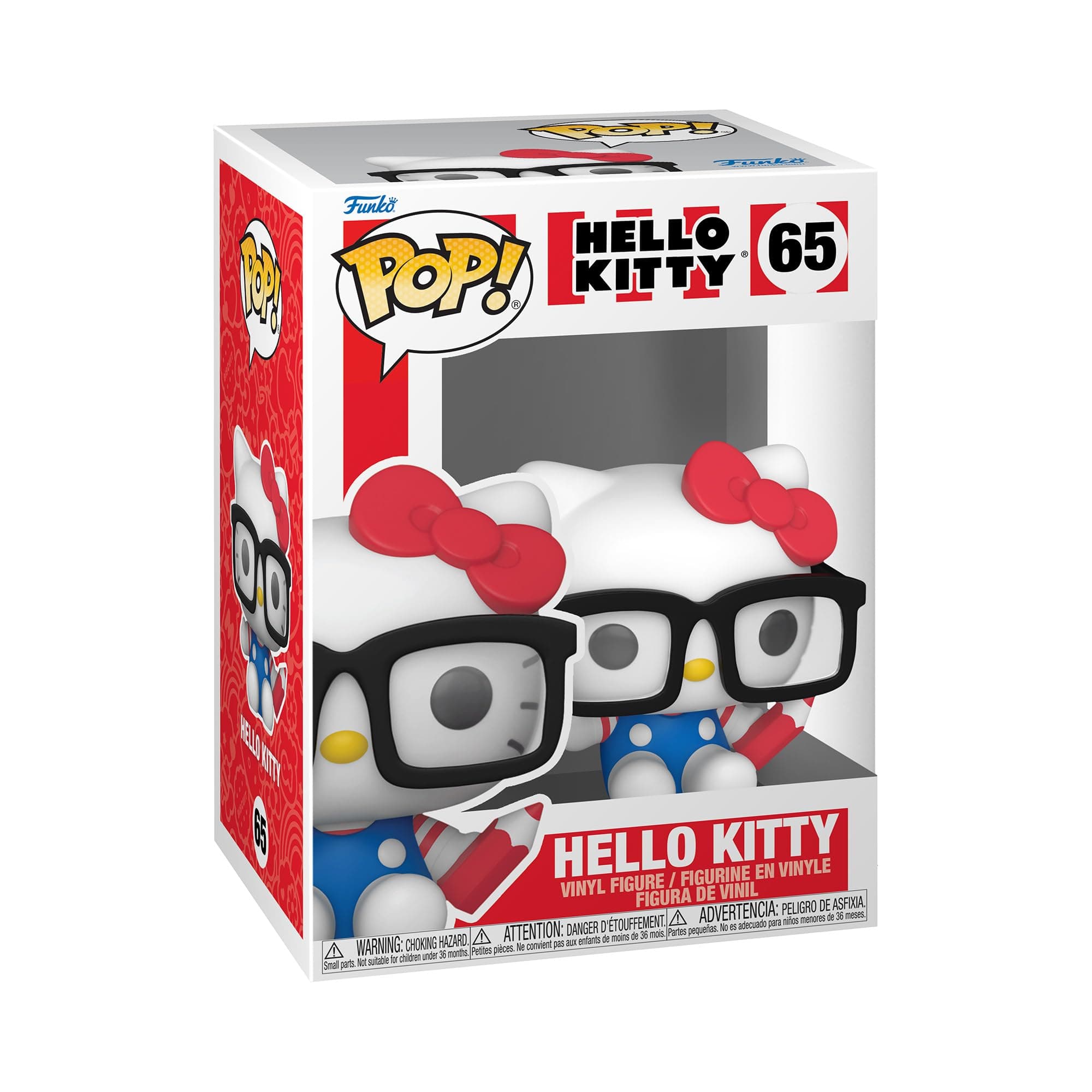 Pop! Sanrio: Hello Kitty - HK Nerd - Collectable Vinyl Figure - Gift Idea - Official Merchandise - Toys for Kids & Adults - Anime Fans - Model Figure for Collectors and Display