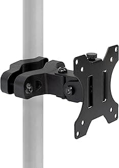Mount-It! Universal VESA Pole Mount | Full Motion TV Pole Mount Bracket | VESA 75 100 | Fits TVs or Monitors Up to 32 Inches