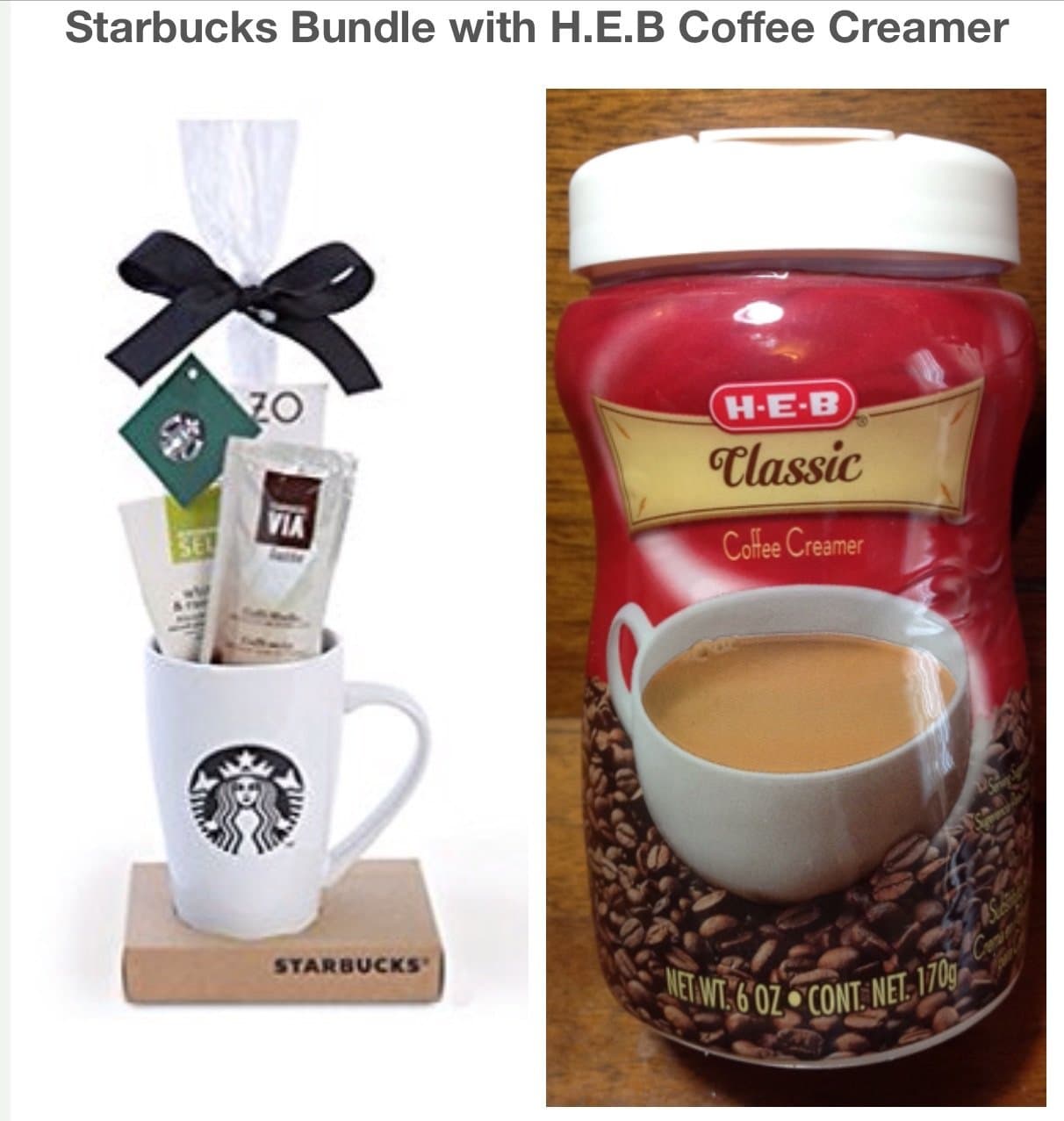 Starbucks Sampler Sips of Joy Gift Set - Coffee Mug, Coffee, Tea and Cookies