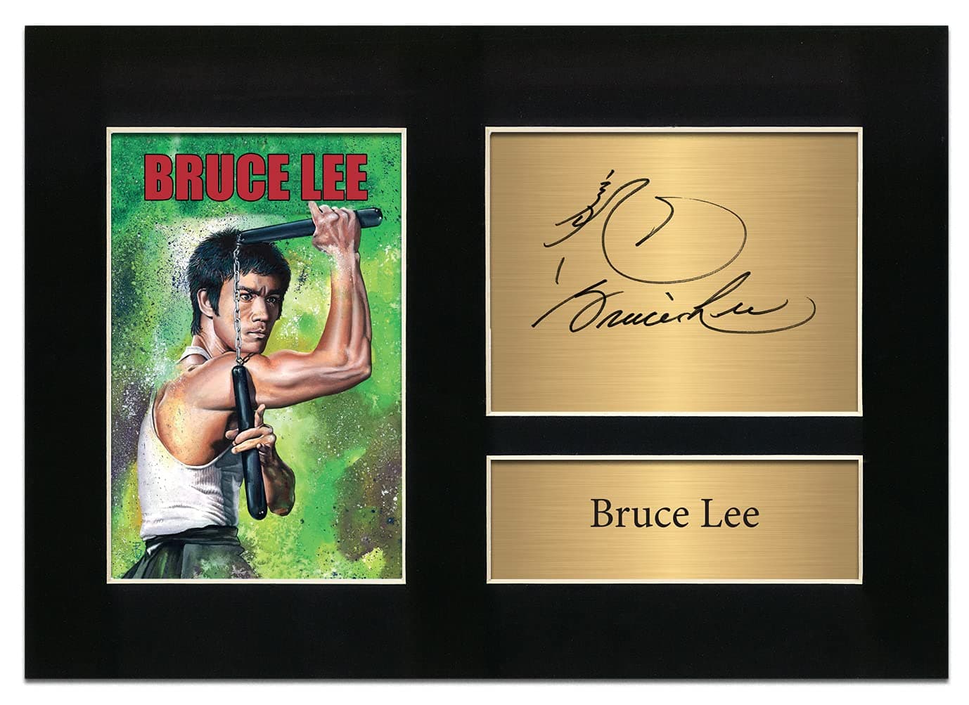 Bruce Lee Enter The Dragon Signed A4 Printed Autograph Photo Reproduction Print Picture Display No12