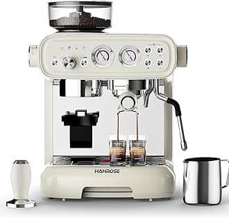 espresso machine with grinder, 20 bar espresso machine with milk frother, all-in-one espresso machine, espresso machines for home, espresso machine