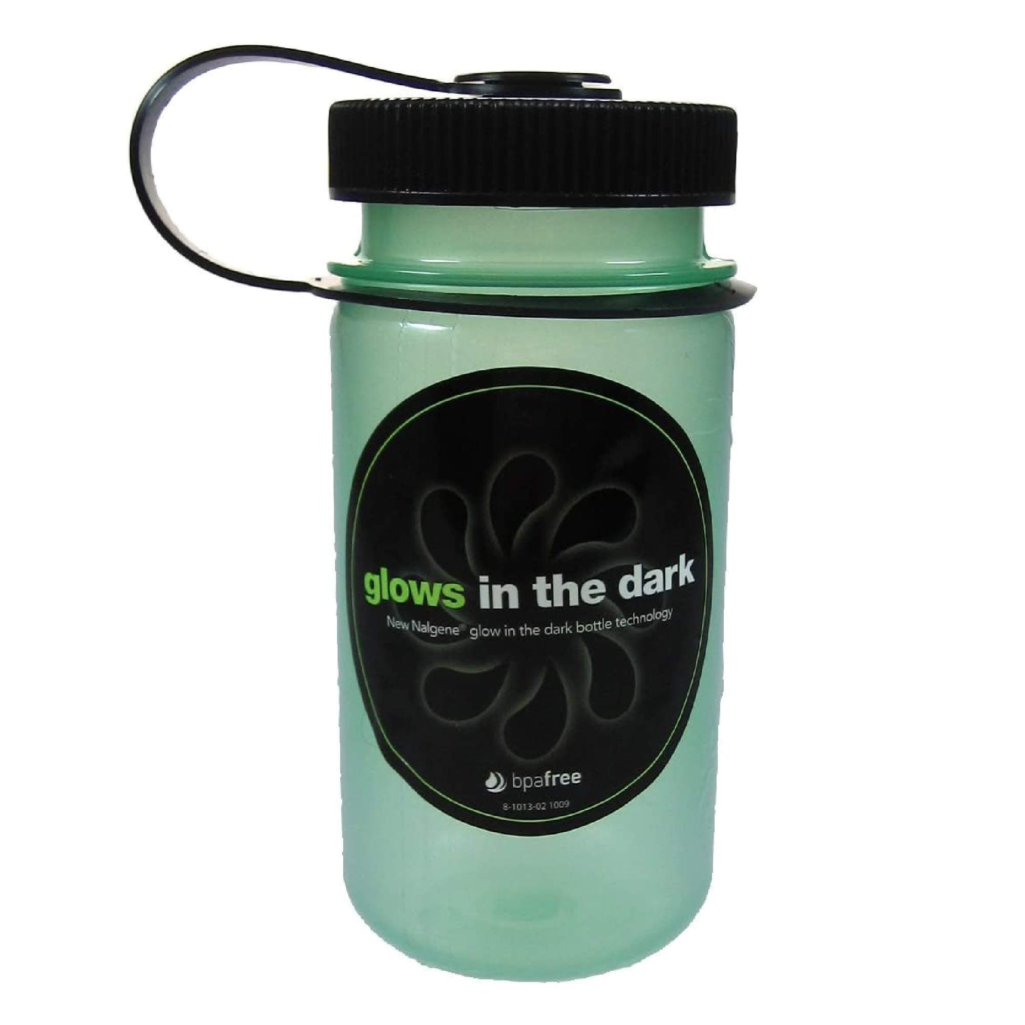 Nalgene Mini-Grip Glow Green Water Bottle (12-Ounce)