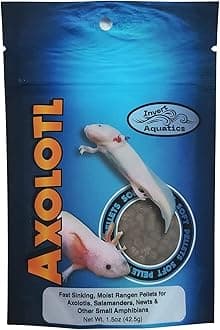 Soft Pellets for Axolotls - Moist Sinking Diet for Axolotl, Newts, Salamanders & Other Small Amphibians (1.5 oz (42.5g))