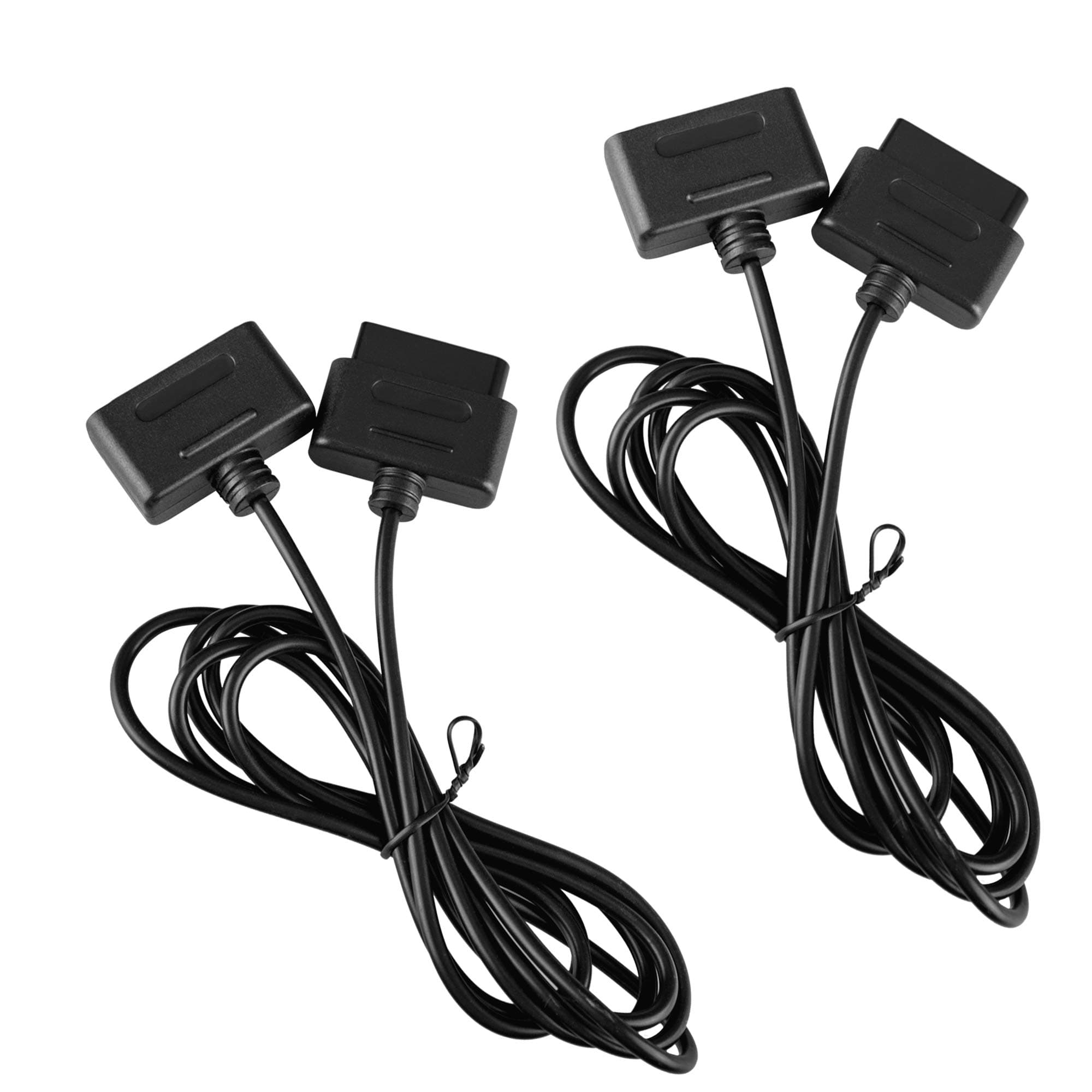 Xahpower 2Pack 6ft SNES Controller Extension Cable for Retro-Bit SNES Super Nintendo Entertainment System Console