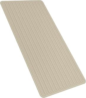 OTHWAY Non Slip Bathtub Mat, Extra Long 43x92 cm Rubber Bath Tub Shower Mat, Soft Mat for Bathroom Tub with Strong Suction Cups