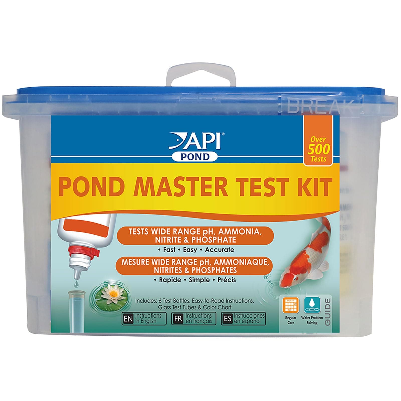 Aquarium Pharmaceuticals Pondcare Liquid Master Test Kit