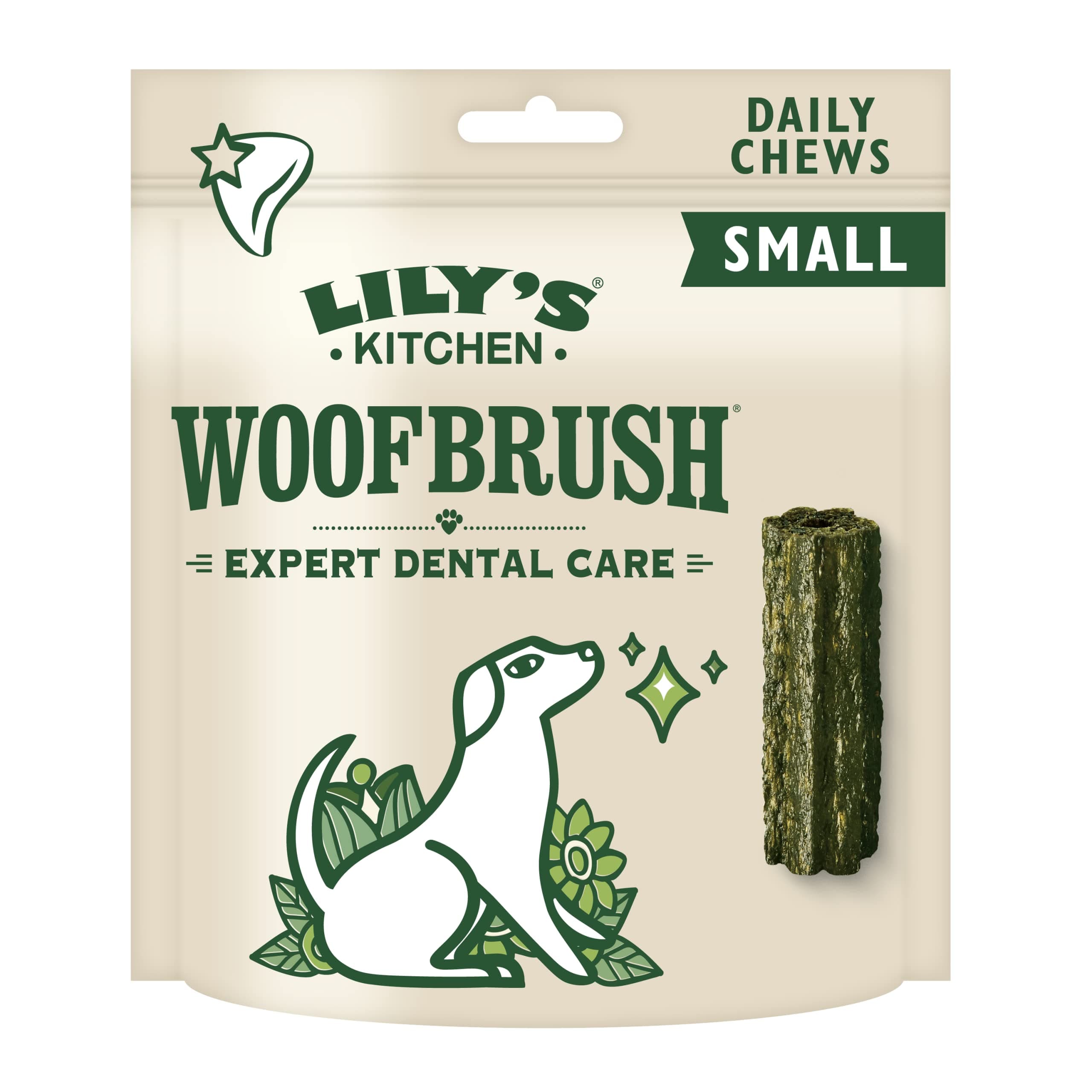 LILY'S KITCHEN Woofbrush Dental Dog Chews Bulk Pack - SMALL