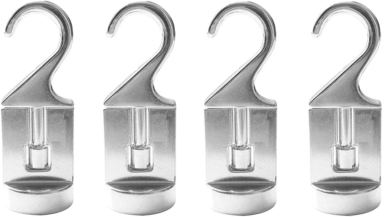 Cooks Standard 02567 Pot Rack Solid Cast Swivel Hooks, Aluminum, Silver