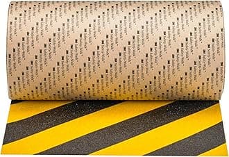 Safety-Walk 85965-case 3M Slip-Resistant General Purpose Tapes and Treads 613, Black/Yellow Stripe, 4" x 60'