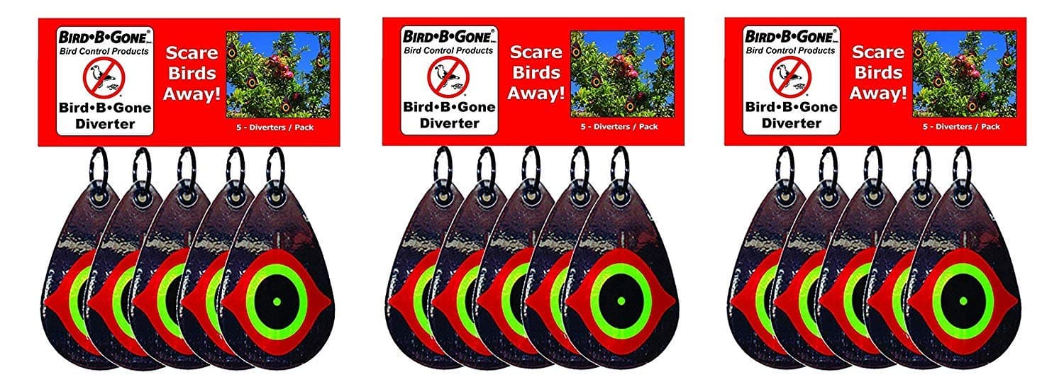 Bird B Gone Reflective Scare Bird Diverter (3 X Set of 5)
