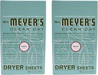 Clean Day Dryer Sheets - Basil - 80 ct - 2 pk