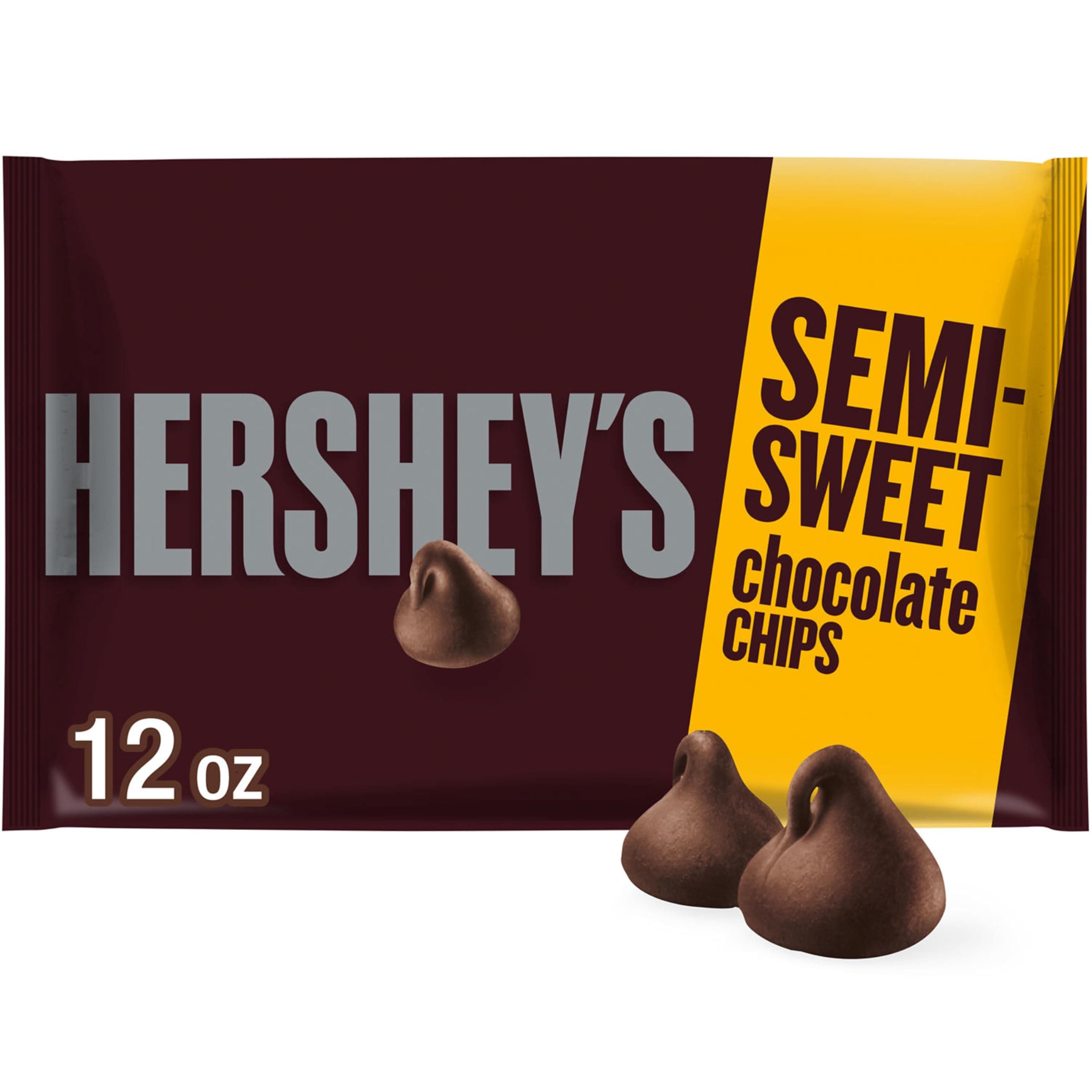 Semi-Sweet Chocolate Baking Chips Bag, 12 oz