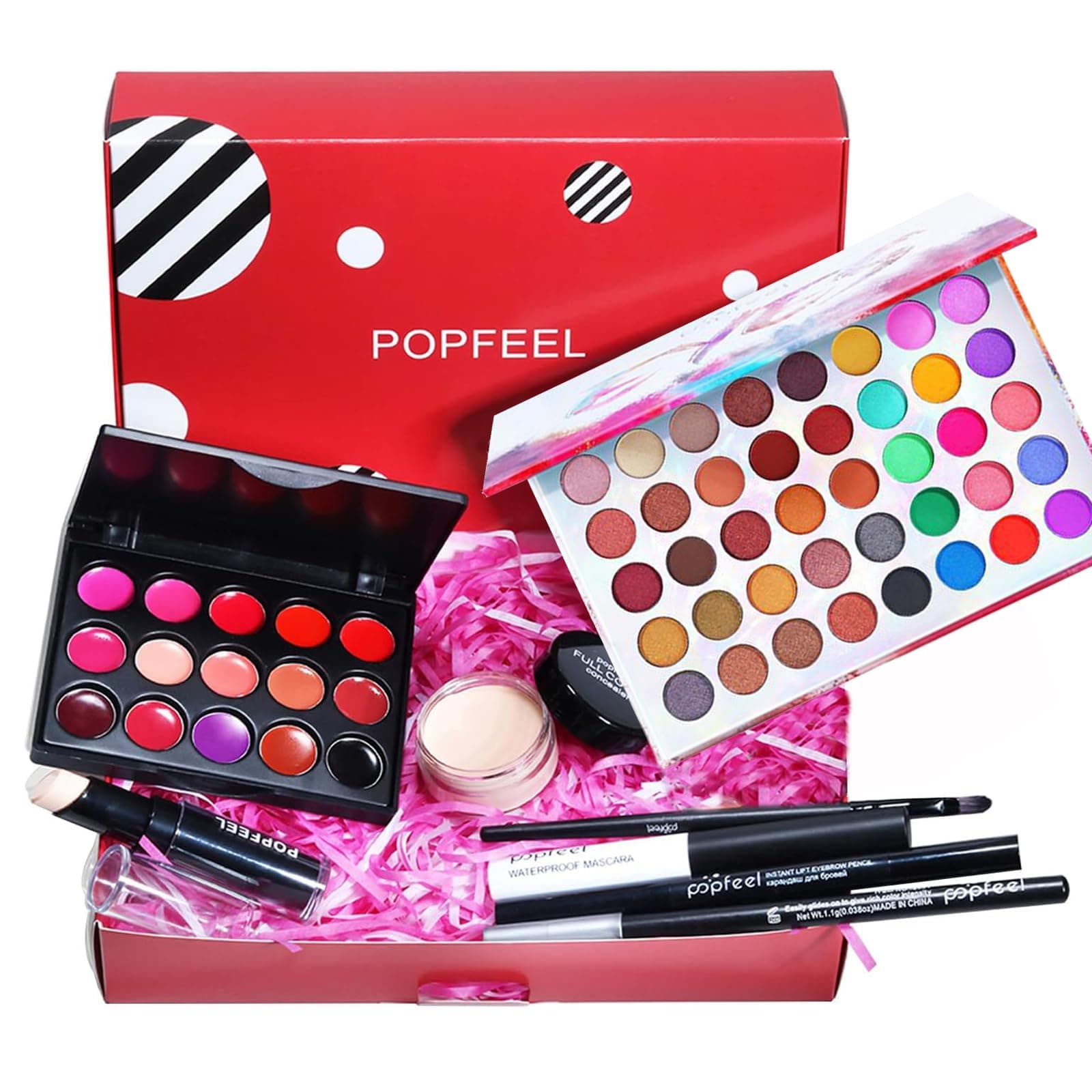 Makeup Kit for Women Full Kit, All in One Makeup Gift Set for Girls Teenagers Beginners, Cosmetic Make up Set with Lipgloss Eyeshadow Palette Brush Concealer Mascara Eyeliner Pencil #1