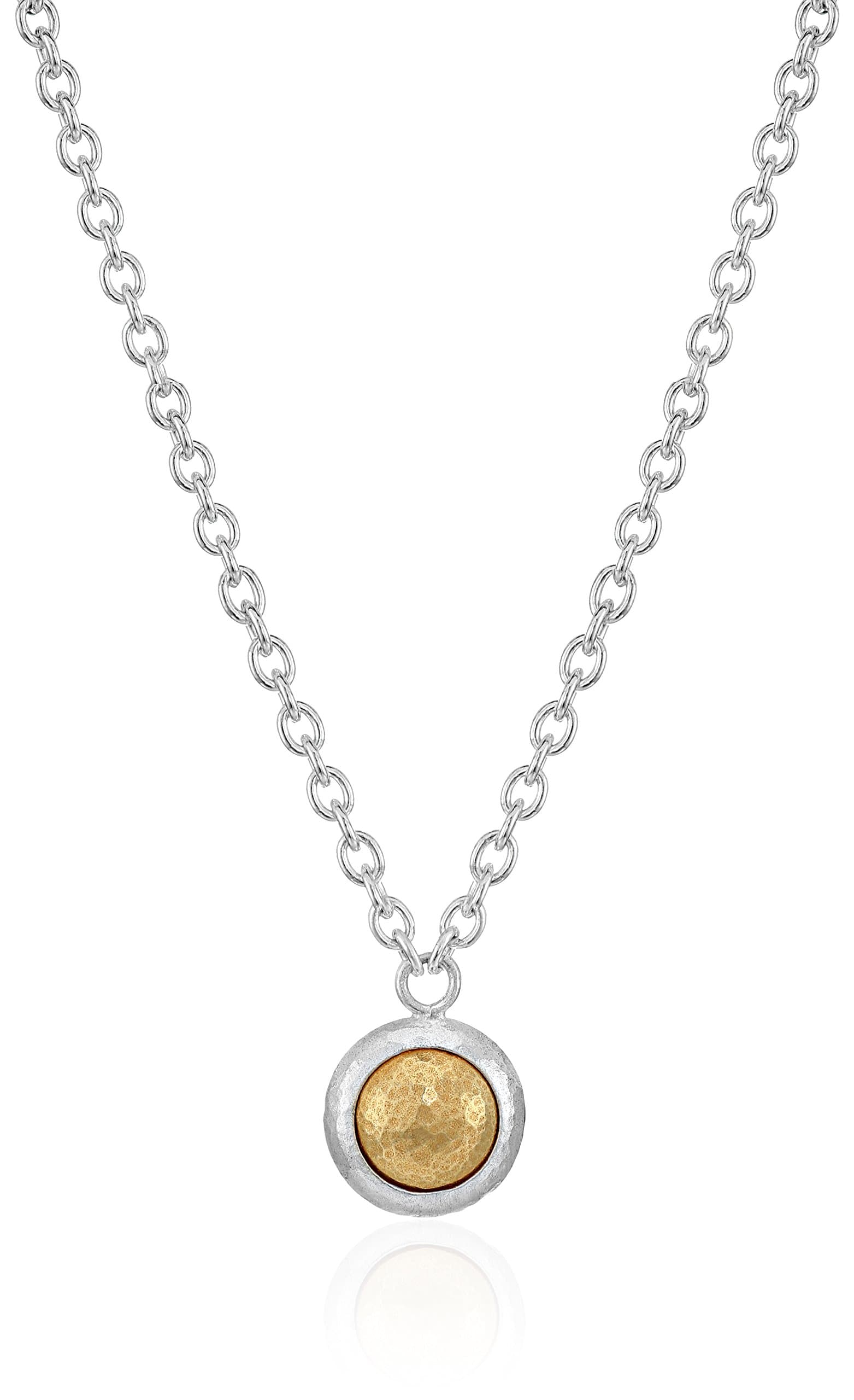 GURHAN "Amulet Sterling Silver Small Round Pendant Necklace
