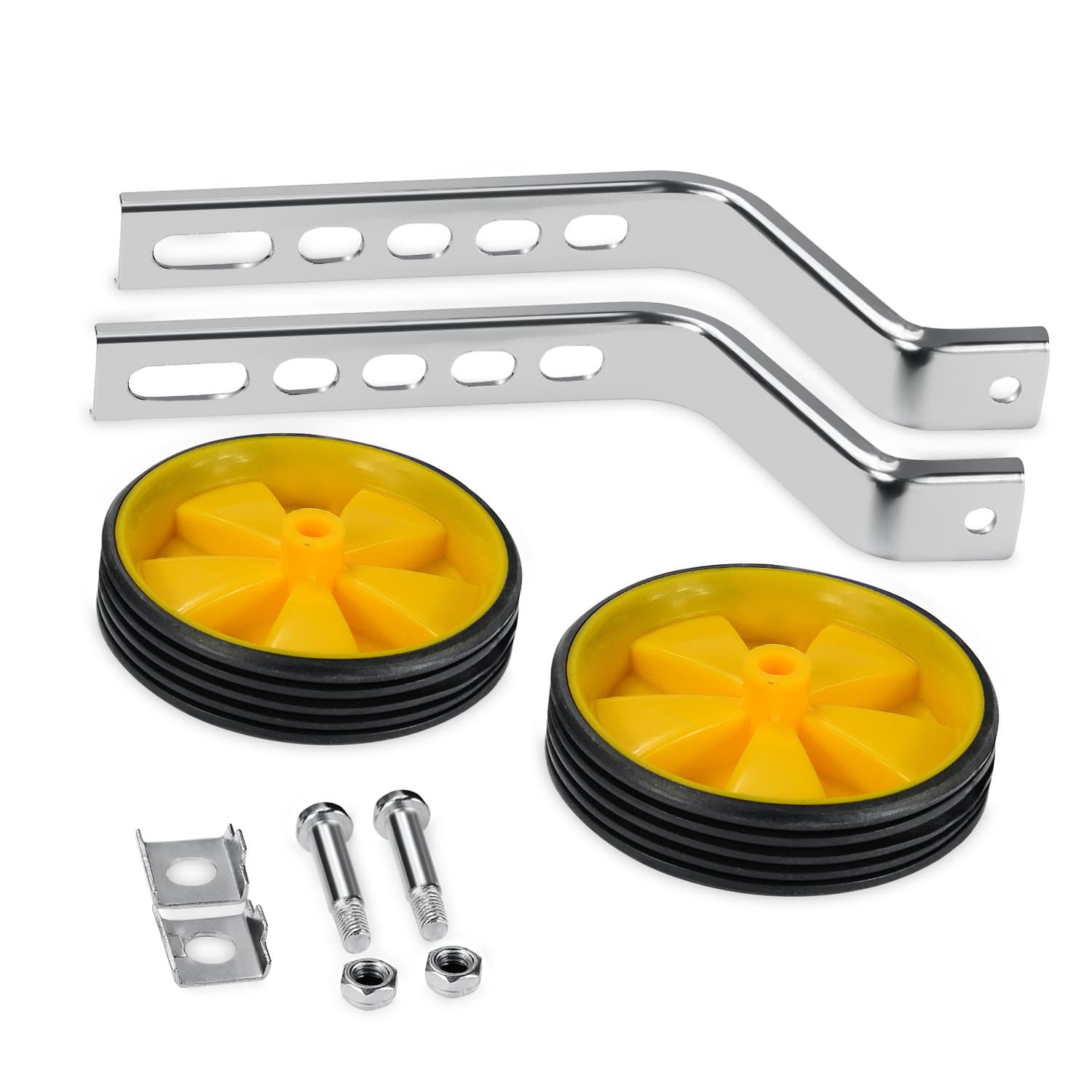 LOOYUAN Bicycle Training Wheels for 12 14 16 18 20 Inch Universal Kids Childrens Bike Stabiliser