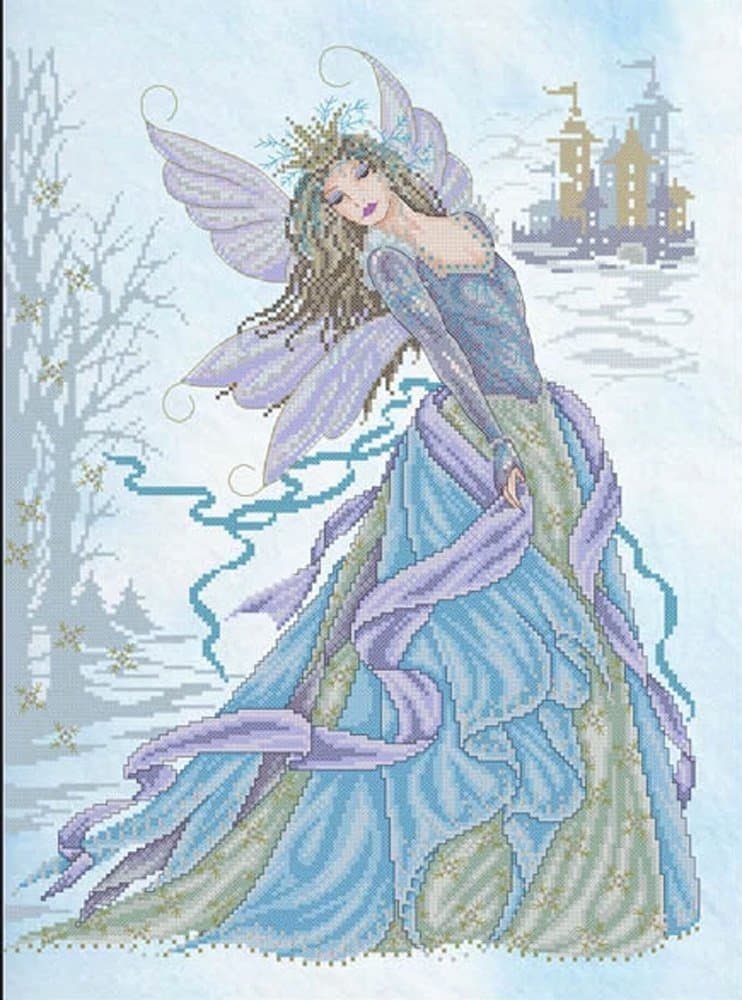 Ice Princess Cross Stitch Chart by Joan Elliott