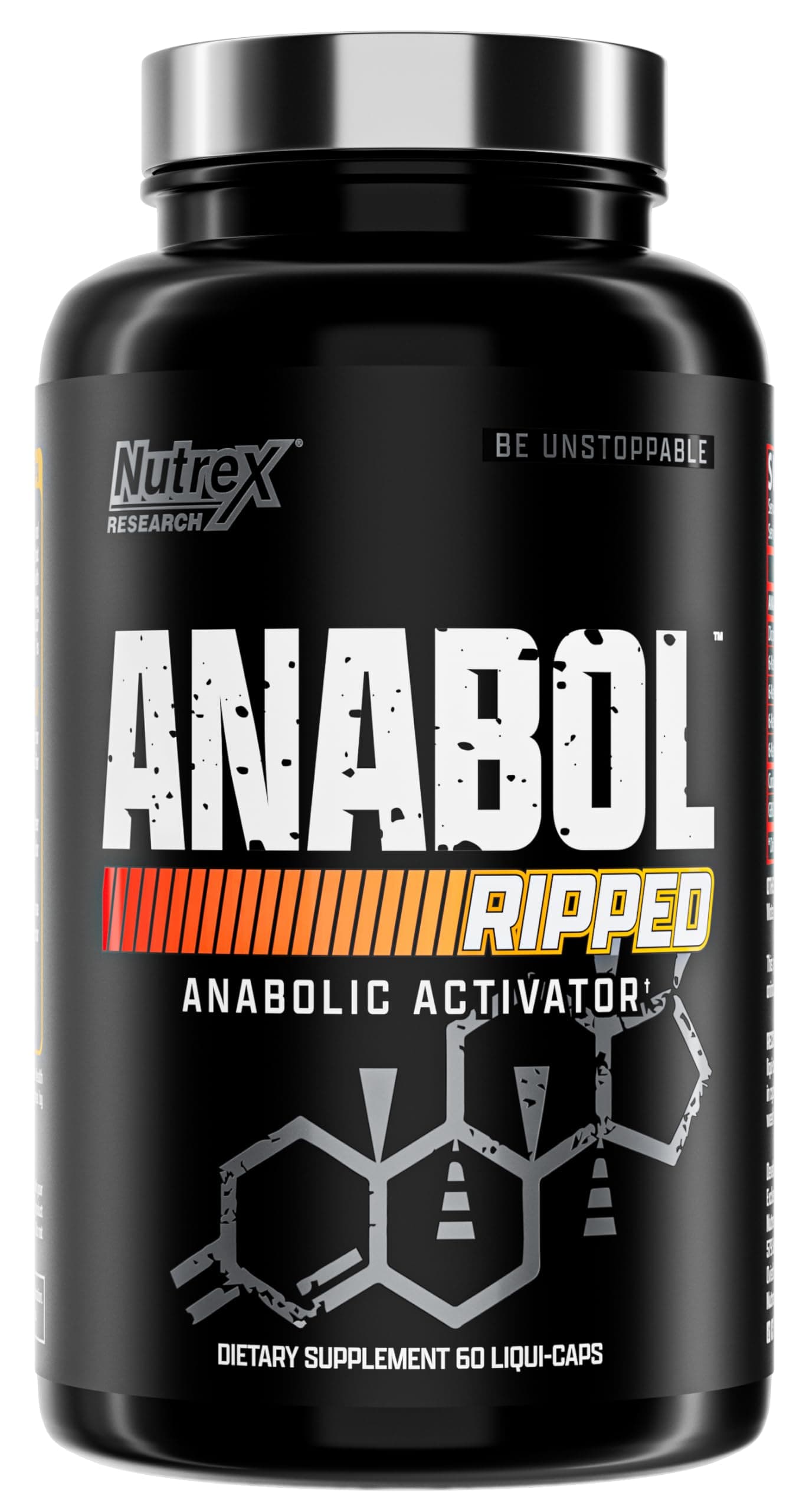 Nutrex Research Anabol Ripped Anabolic Muscle Builder for Men, 2-in-1 Muscle Builder and Shredding Supplement, (60 Count)